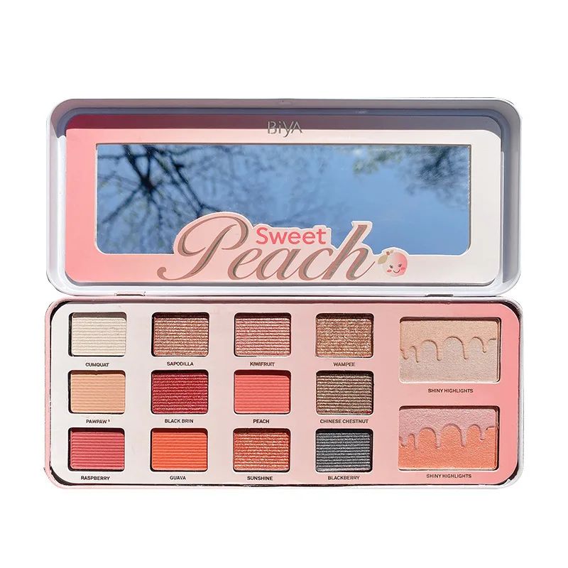 Naliao Sweet Peach Professional Eyeshadow Palette – 12 Shades