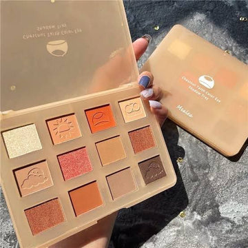 Golden Nude 15-Color Glitter & Matte Eyeshadow Palette