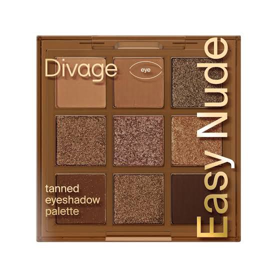 Divage Nude Collection 9-Color Eyeshadow Palette